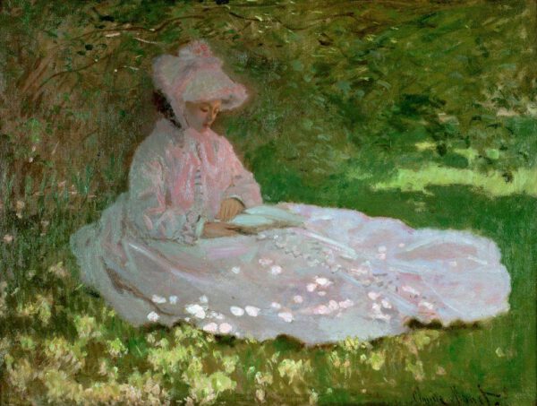 Claude Monet "Die Leserin" 65 x 50 cm