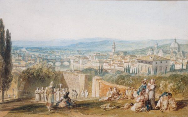 William Turner "Florenz" 14 x 22 cm