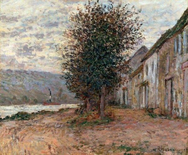 Claude Monet "Seineufer bei Lavacourt" 65 x 54 cm