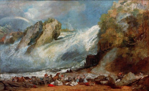 William Turner "Rheinfall bei Schaffhausen" 145 x 234 cm