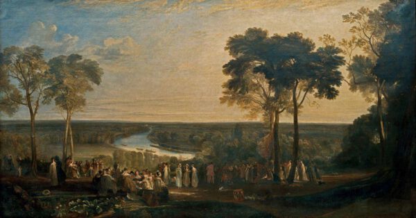 William Turner "Richmond Hill, am Geburtstag des Prinzregenten" 180 x 335 cm