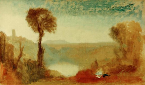 William Turner "Der Nemisee (Lago Nemi)" 60 x 100 cm