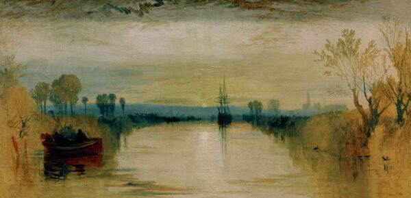 William Turner "Chichester Canal" 66 x 135 cm