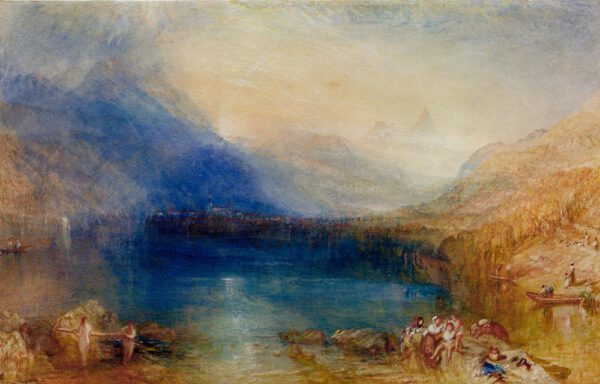 William Turner "Zuger See" 30 x 47 cm