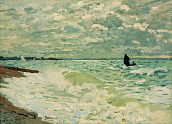 Claude Monet "Das Meer bei Sainte-Adresse" 81 x 60 cm