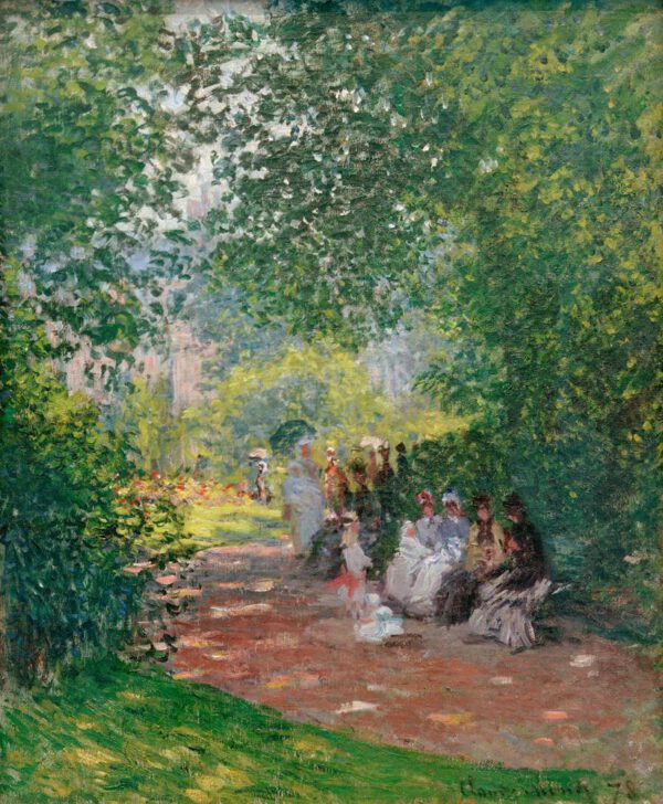 Claude Monet "Im Park Monceau" 54 x 65 cm