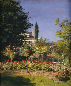 Claude Monet "Blühender Garten" 54 x 65 cm
