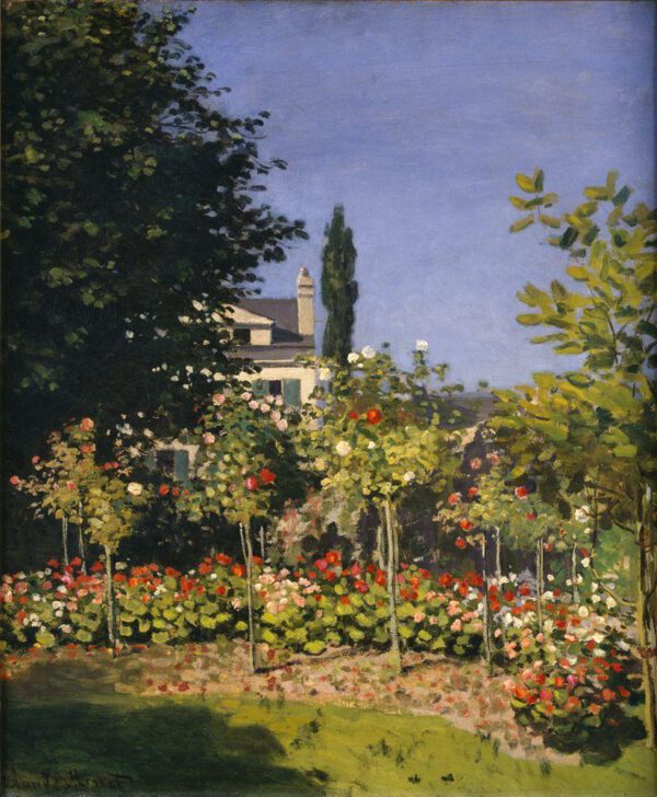 Claude Monet "Blühender Garten" 54 x 65 cm