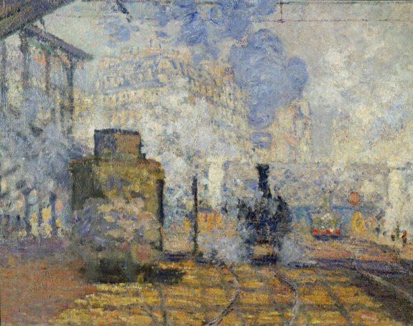 Claude Monet "Der Bahnhof Saint-Lazare" 104 x 75 cm