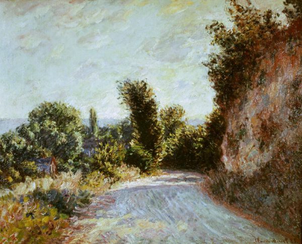 Claude Monet "Straße bei Giverny" 81 x 65 cm