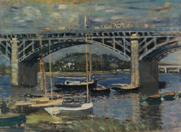 Claude Monet "Die Brücke bei Argenteuil" 81 x 60 cm