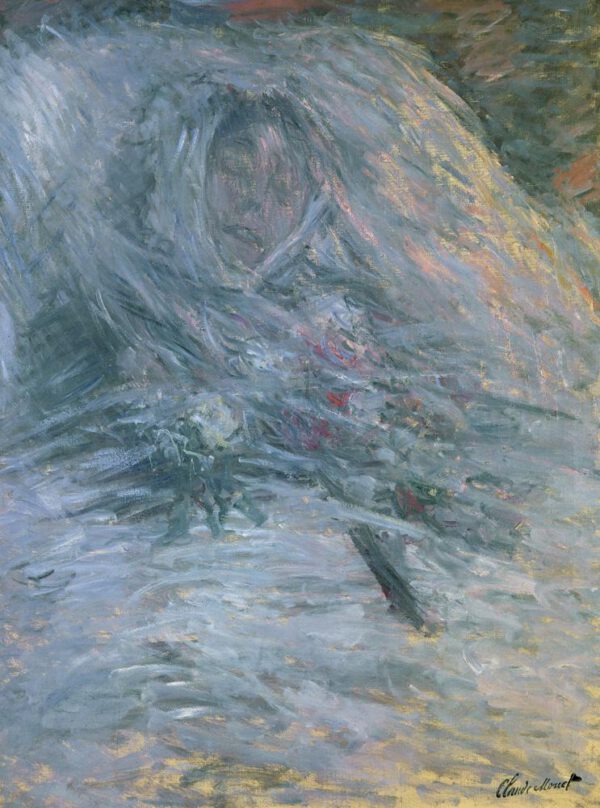 Claude Monet "Camille Doncieux  erste Gattin des Künstlers auf dem Sterbebett" 68 x 9 cm