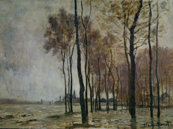 Claude Monet "Das Hochwasser in Argenteuil" 73 x 54 cm