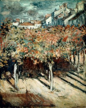 Claude Monet "Blick aus dem Fenster der Villa Saint-Louis" 65 x 81 cm