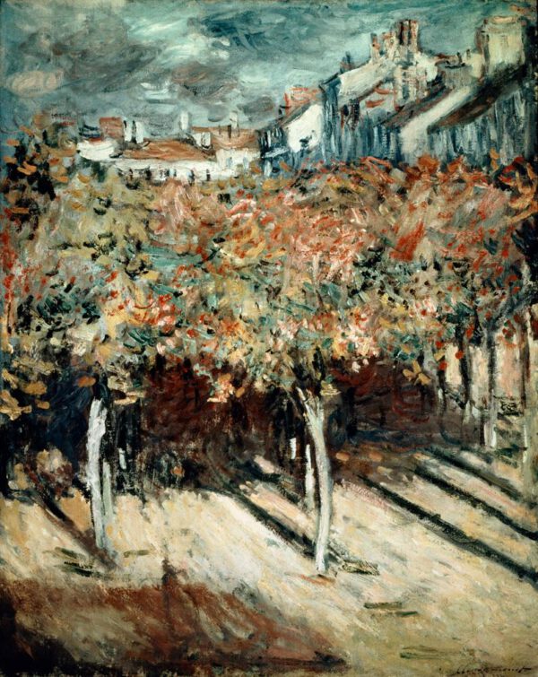 Claude Monet "Blick aus dem Fenster der Villa Saint-Louis" 65 x 81 cm