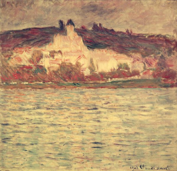Claude Monet "Blick auf Vetheuil" 93 x 90 cm