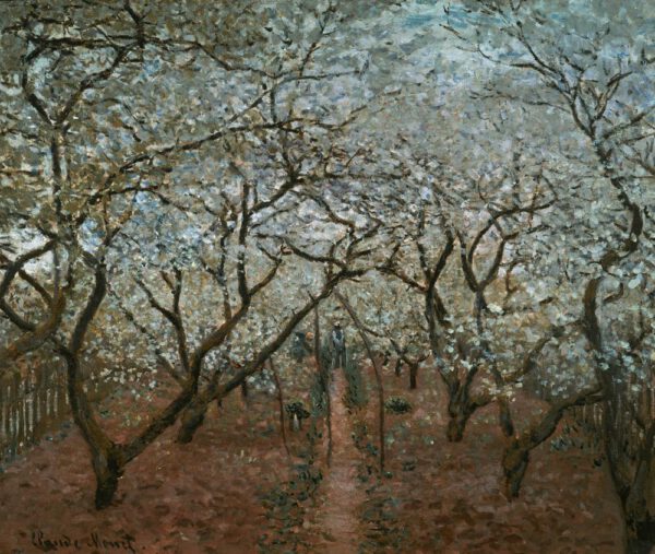 Claude Monet "Blühender Obstgarten" 65 x 55 cm