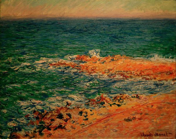 Claude Monet "Blick auf das Meer" 82 x 62 cm