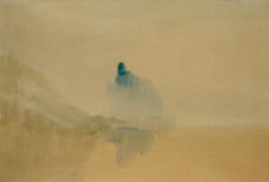 William Turner "Schloss am Ufer eines Sees" 14 x 21 cm
