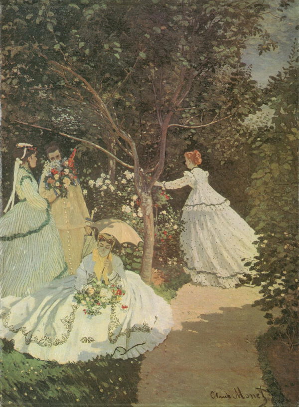 Claude Monet "Frauen im Garten" 30 x 41 cm