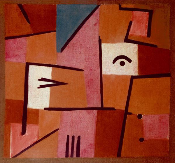 Paul Klee "Blick aus Rot" 50 x 47 cm