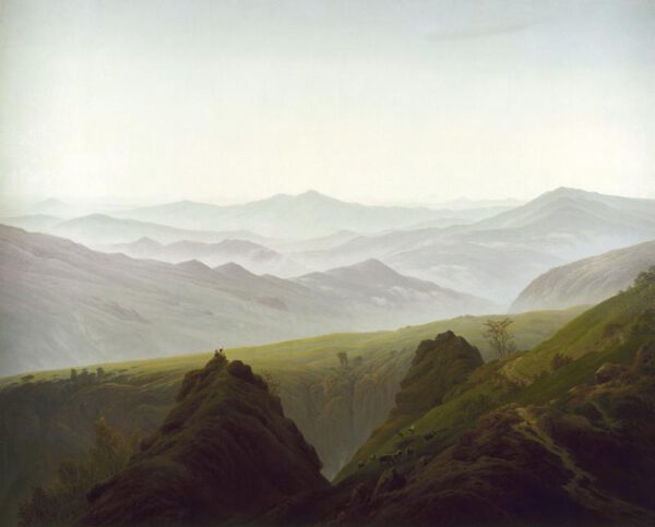 Caspar David Friedrich "Der Morgen im Gebirge"  170 x 135 cm