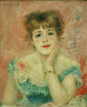Auguste Renoir "Bildnis der Schauspielerin Jeanne Samary" 47 x 56 cm