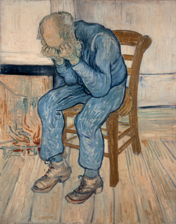 Vincent van Gogh “Trauernder alter Mann”, 81 x 65 cm