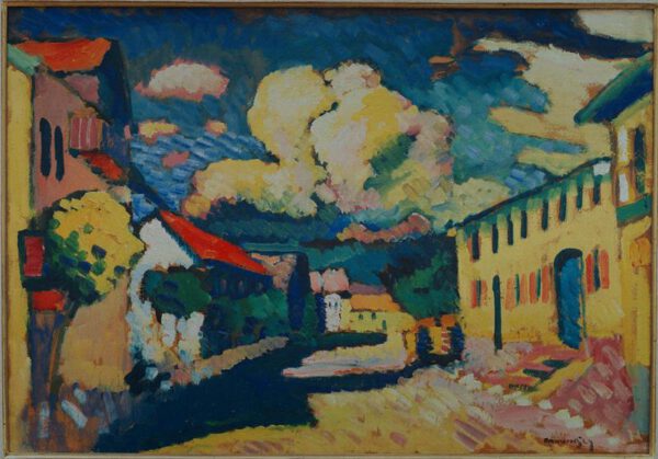 Wassily Kandinsky "Murnau Dorfstraße" 70 x 48 cm