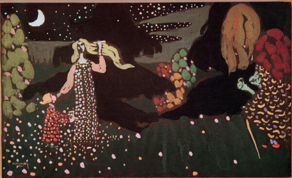 Wassily Kandinsky "Die Nacht" 50 x 29 cm