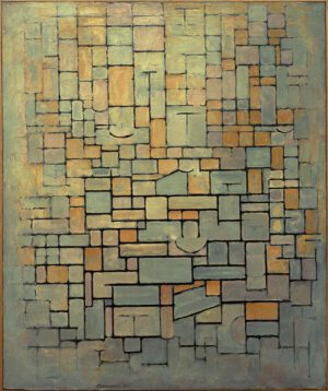 Piet Mondrian "Komposition Compositie" 100 x 120 cm