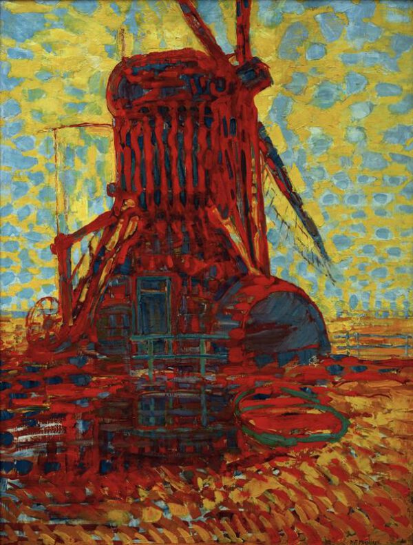 Piet Mondrian "Mühle im Sonnenlicht" 87 x 114 cm