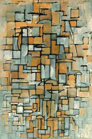 Piet Mondrian "Composition in Linie and Color" 64 x 96 cm