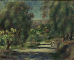 Auguste Renoir "Landschaft bei Cagnes" 41 x 32 cm