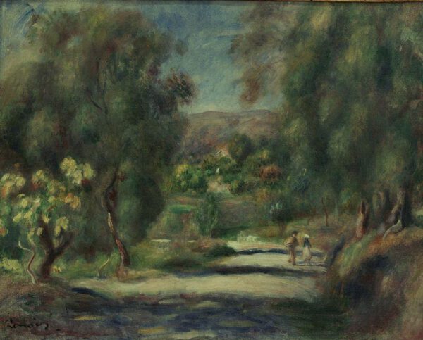 Auguste Renoir "Landschaft bei Cagnes" 41 x 32 cm