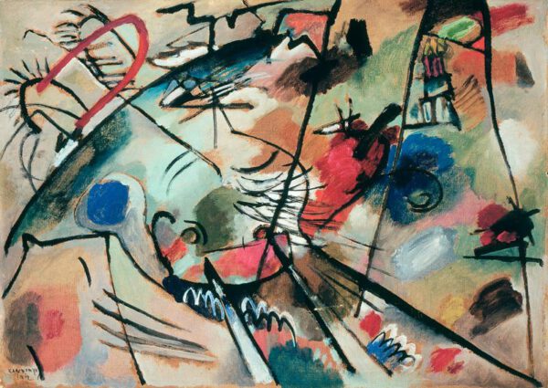 Wassily Kandinsky "Studie Zu Improvisation" 67 x 49 cm