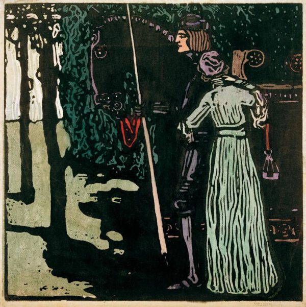 Wassily Kandinsky "The Farewell Largeersion" 39 x 30 cm