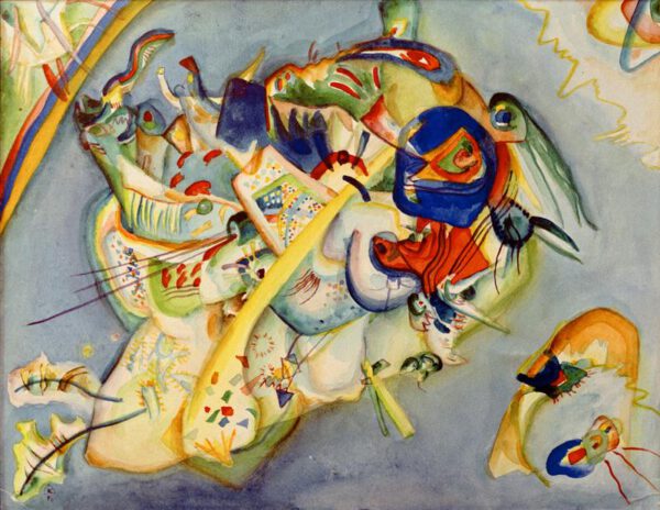 Wassily Kandinsky "Aquarell" 28 x 22 cm