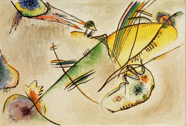 Wassily Kandinsky "Komposition" 31 x 21 cm