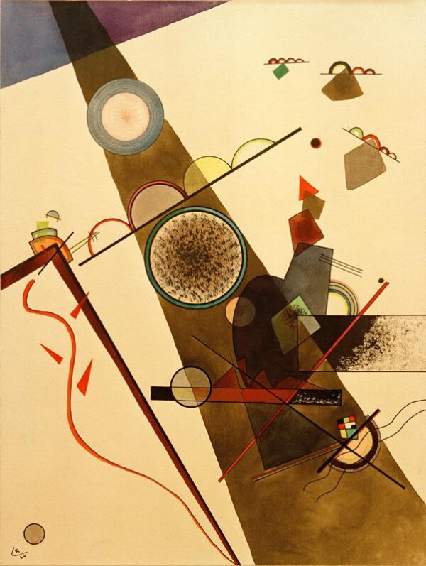 Wassily Kandinsky "Brown Ray" 30 x 40 cm