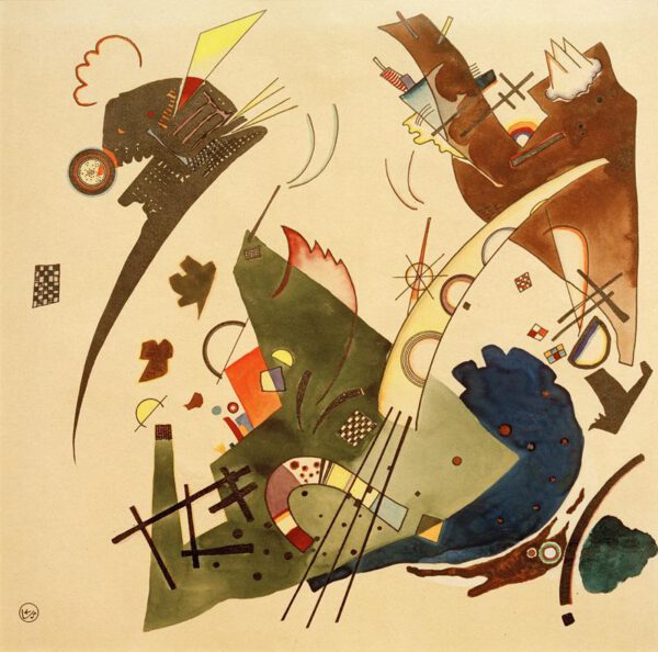 Wassily Kandinsky "Circling" 26 x 36 cm