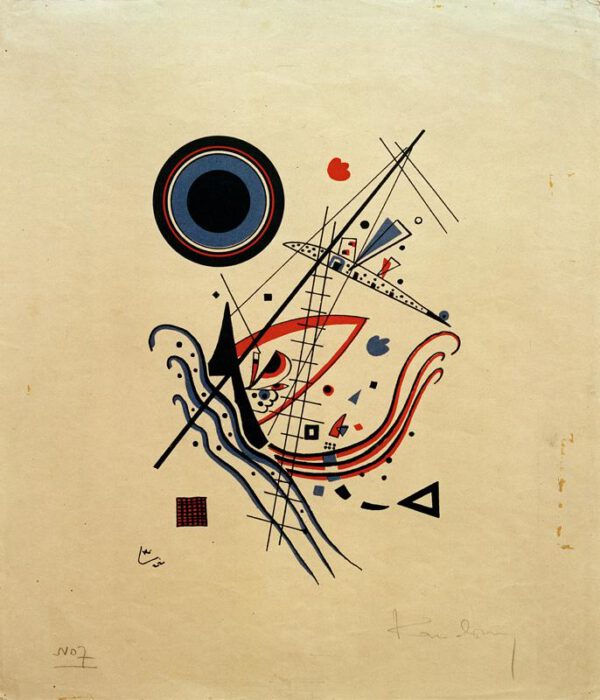 Wassily Kandinsky "Blau" 14 x 21 cm