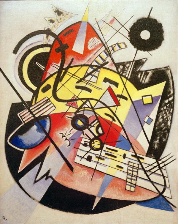 Wassily Kandinsky "Weisser Punkt " 73 x 91 cm