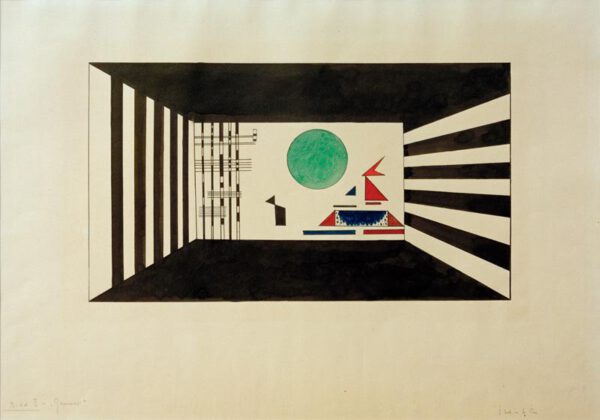Wassily Kandinsky "Bilder Einer Ausstellung Bild Gnomus" 57 x 38 cm