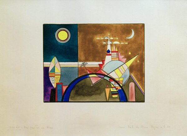 Wassily Kandinsky "Bilder Einer Ausstellung Das Große Tor " 57 x 39 cm