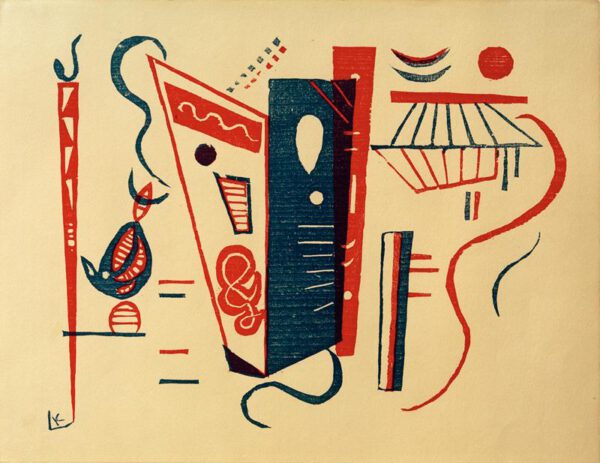 Wassily Kandinsky "Holzschnitt Für Siecle" 28 x 21 cm