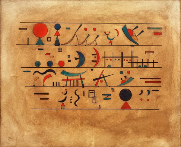 Wassily Kandinsky "Zeichenreihen" 50 x 41 cm