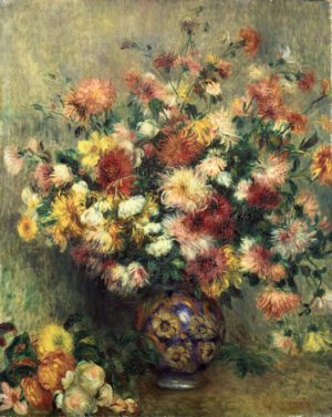 Auguste Renoir "Les Dahlias (Dahlien)" 65 x 82 cm