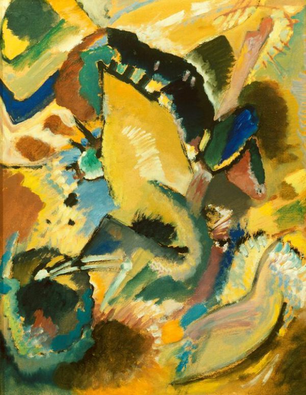 Wassily Kandinsky "Große Studie Zu Dem Wandbild Für Edwin" 50 x 65 cm