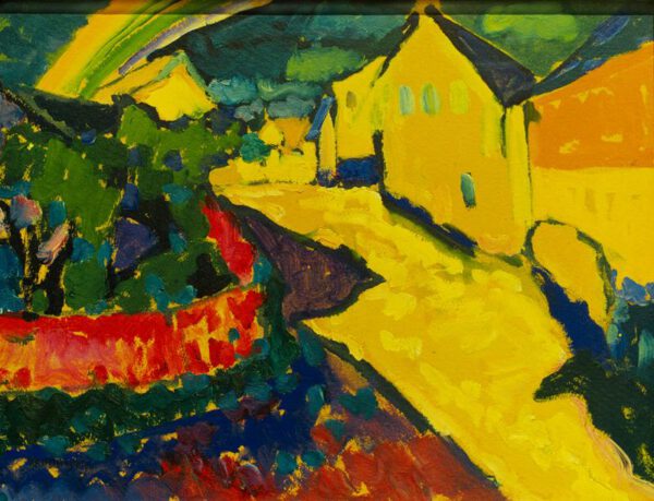 Wassily Kandinsky "Murnau Landschaft Mit Regenbogen" 42 x 32 cm